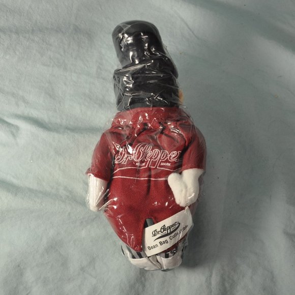 plush dr. pepper soda pop bean bag collectible NIP unopened (w780) - Picture 2 of 5